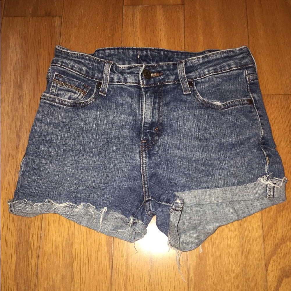 Levi’s cutoff denim shorts
